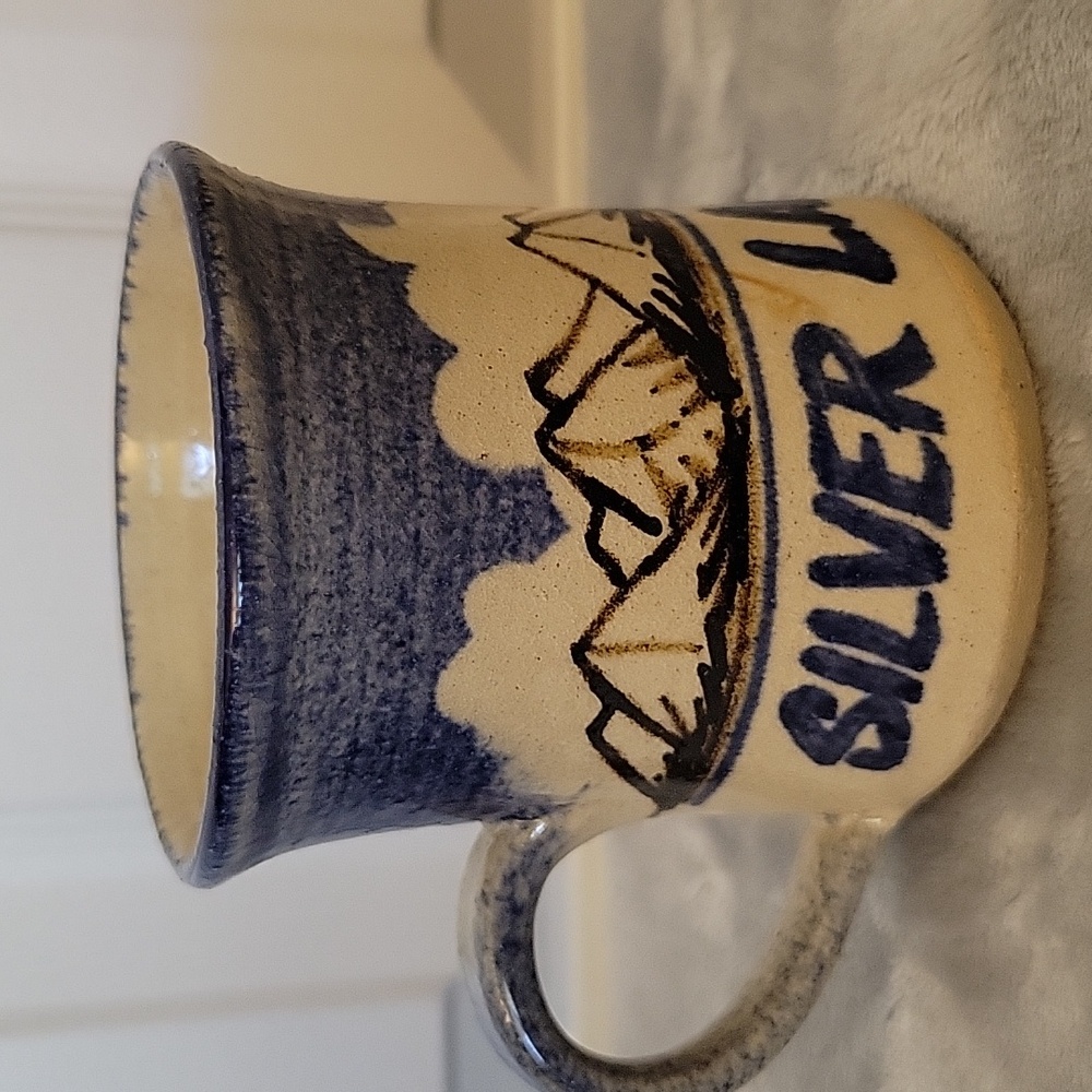 Handmade Silver Lake Pottery Mug STAMPED
